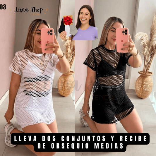 Conjunto 3 piezas de Malla